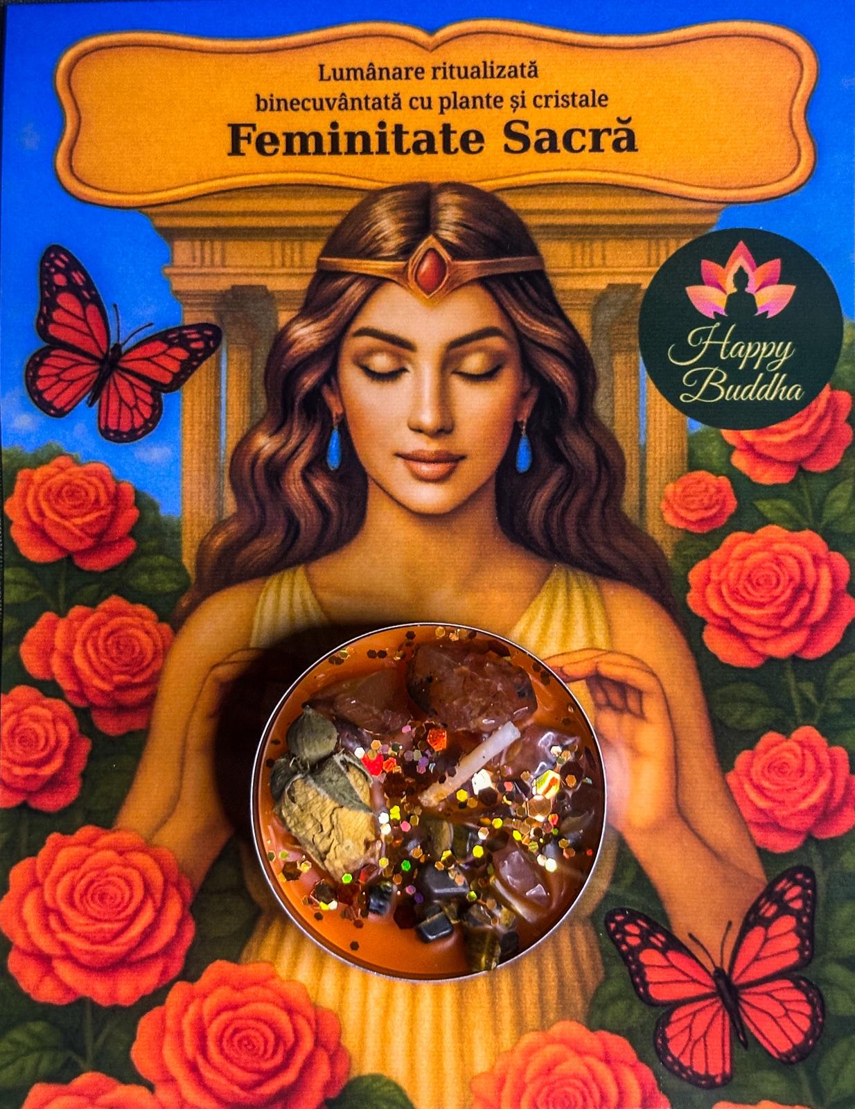 Lumanare ritualizata - Feminitate Sacra
